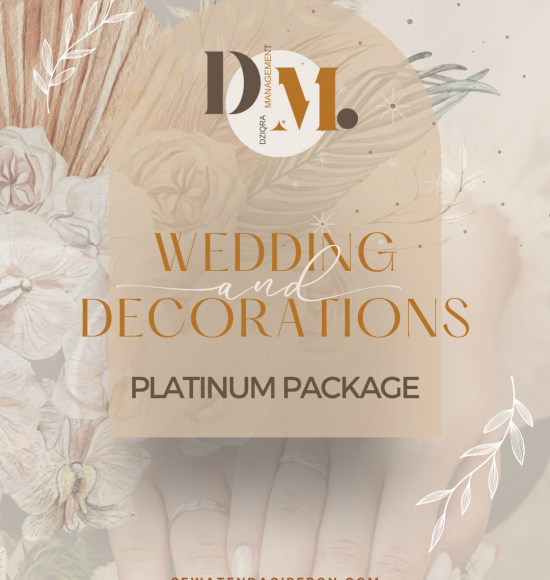 Paket Sewa Perlengkapan dan Dekorasi Pernikahan - Paket Platinum